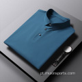 Nova camisa polo de nylon masculino legal